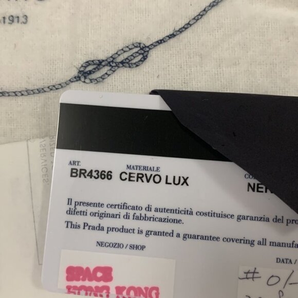 Auth Prada Cervo Lux Nero - Picture 10 of 11
